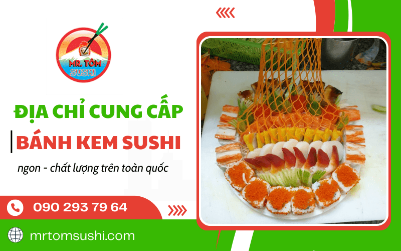  bánh kem sushi