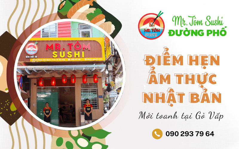 mr. tôm sushi đường phố